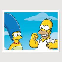 Quadro para Quarto Homer Margie Simpsons 45x33 A3