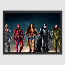 Quadro para Quarto Liga da Justiça Justice League 1 45x33 A3