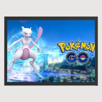 Quadro para Quarto Pokémon Go Mewtwo o 45x33 A3 - Tudo4Home