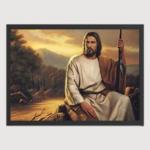 Quadro para Quarto Religioso Jesus Bom Pastor 45x33 A3