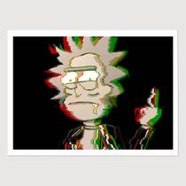 Quadro para Quarto Ricky and Morty 3D 45x33 A3