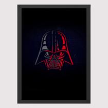 Quadro para Quarto Star Wars Darth Vader Silhueta 45x33 A3