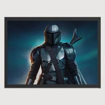 Quadro para Quarto Star Wars Mandalorian FG 45x33 A3