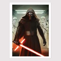 Quadro para Quarto Star Wars stormtroper Kyle Ren 1 45x33 A3