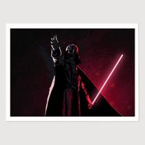 Quadro para Quarto StarWars Darth Vader Anakin Sith 45x33 A3