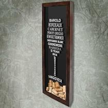 Quadro para Rolhas Slim - Taça de Vinho - Quadro Novo Quadro para Rolhas Slim - Taça de Vinho - Quadro Novo