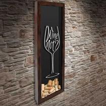 Quadro para Rolhas Slim - Wine not - Quadro Novo