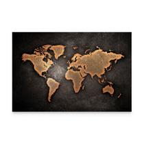 Quadro Para Sala Mapa Mundi Vintage Decorativo Fundo Preto Moderno - Bimper Quadro Para Sala Mapa Mundi Vintage Decorativo Fundo Preto Moderno - Bimper