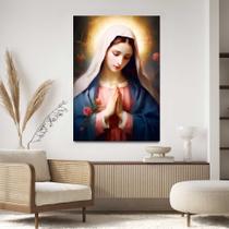 Quadro para Sala Quarto Hall Nossa Senhora Religioso Parede Decorativo Grande