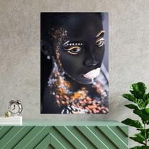 Quadro Para Sala - Rosto Feminino - 90X60Cm