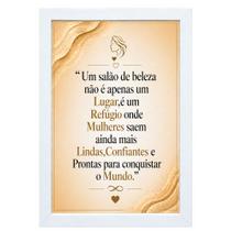 Quadro para Salão"Um salão de beleza não é apenas um lugar."
