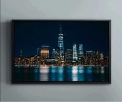 Quadro Para Salas Cidade New York Turismo Tela Canvas Premium