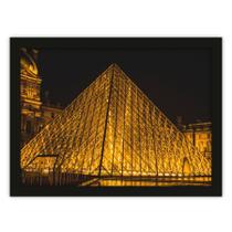 Quadro Paris 30x40 Preto Diagonal