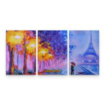 Quadro Paris Torre Eiffel Estilo Leonid Afremov Sala Quadro Paris Torre Eiffel Estilo Leonid Afremov Sala