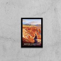 Quadro Parque Bryce Canyon 24x18cm - com vidro Quadro Parque Bryce Canyon 24x18cm - com vidro