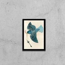 Quadro Passarinho Chave 24X18Cm Quadro Passarinho Chave 24X18Cm