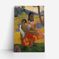 Quadro Paul Gauguin Quando Você Casa Canvas 60x40cm