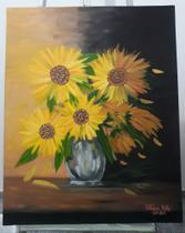 Quadro (peça de arte única pintada a mão em óleo sobre tela medindo 80cm x 65cm Quadro (peça de arte única pintada a mão em óleo sobre tela medindo 80cm x 65cm