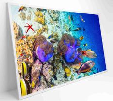 Quadro Peixes Coloridos Fundo do Mar Quadro Peixes Coloridos Fundo do Mar
