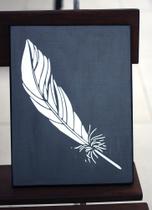 Quadro pena mdf