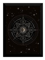 Quadro Pentagrama Wicca Simbolo Mistico Arte Ocultismo