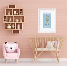 Quadro Pequeno Príncipe Selo - 60x48cm