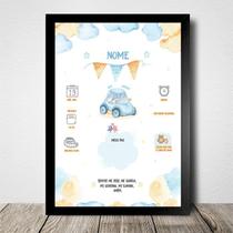 Quadro Personalizado A Minha Chegada