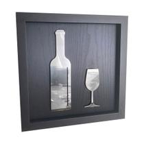 Quadro Personalizado Inox - Vinho Quadro Personalizado Inox - Vinho