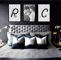 Quadro Personalizado Mosaico Quarto De Casal Com Foto