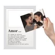 Quadro Personalizável em MDF A4 Amor”