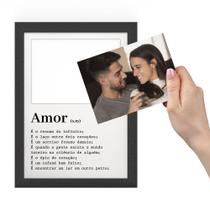 Quadro Personalizável em MDF A4 Amor”