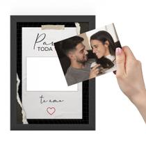 Quadro Personalizável em MDF A4 Para Toda Vida”