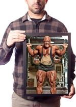 Quadro Phil Heath Fisiculturista Treino Academia