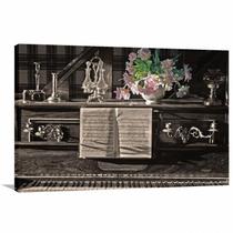Quadro Piano Vintage Retrô Música decorativo Tela em Tecido Quadro Piano Vintage Retrô Música decorativo Tela em Tecido