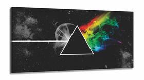 Quadro Pink Floyd Rock Dark Side Special em Tecido Canvas 130x60
