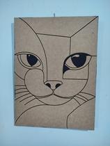 Quadro Pinte você mesmo em MDF
