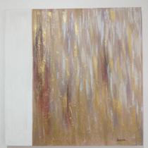 Quadro Pintura Acrílica Com Textura - Pink - 90x90 - Painel Quadro Pintura Acrílica Com Textura - Pink - 90x90 - Painel