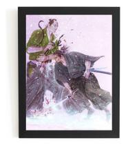 Quadro Pintura Anime Vagabond Arte Moldurada 42x29cm