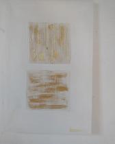 Quadro Pintura em Tela - Textura e Tinta Acrílica - White - 40x60 Sem Moldura Quadro Pintura em Tela - Textura e Tinta Acrílica - White - 40x60 Sem Moldura