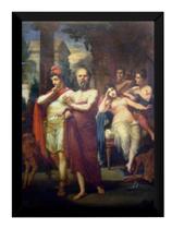 Quadro Pintura Filosofia Socrates Pedro Americo 42x29cm Quadro Pintura Filosofia Socrates Pedro Americo 42x29cm