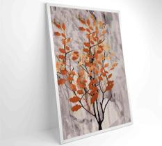 Quadro Pintura Óleo Folhas no Outono