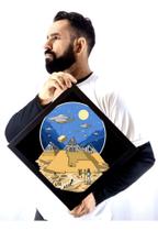 Quadro Pirâmides Alienígenas Do Passado Ovni Arte Forma