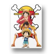 Quadro Placa de metal 20x28 Decoração Luffy Anime One Piece