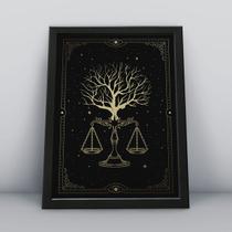 Quadro Placa Decorativa arte abstrata dourada e preta Quadro Placa Decorativa arte abstrata dourada e preta