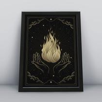 Quadro Placa Decorativa bitcoins dourados moedas