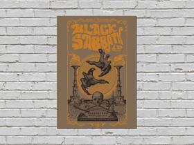 Quadro Placa Decorativa Black Sabath The End MDF Quadro Placa Decorativa Black Sabath The End MDF