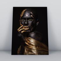 Quadro Placa Decorativa braceletes dourados