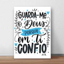 Quadro Placa Decorativa Mdf Frase Religiosa Deus 19X28Cm Quadro Placa Decorativa Mdf Frase Religiosa Deus 19X28Cm