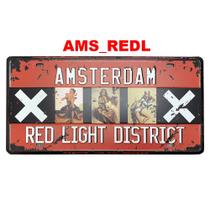 Quadro placa decorativa metal cidades amsterdam holanda Quadro placa decorativa metal cidades amsterdam holanda