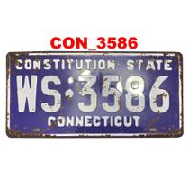 Quadro placa decorativa metal estados unidos connecticut Quadro placa decorativa metal estados unidos connecticut